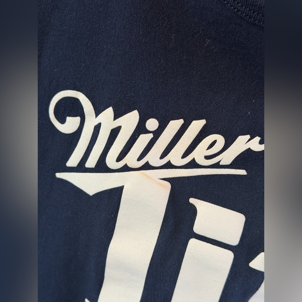 Miller Lite Navy Tank Top. Men’s Sz- 2XL. Licensed | Beer | Vacation | Cotton. - Picture 5 of 8